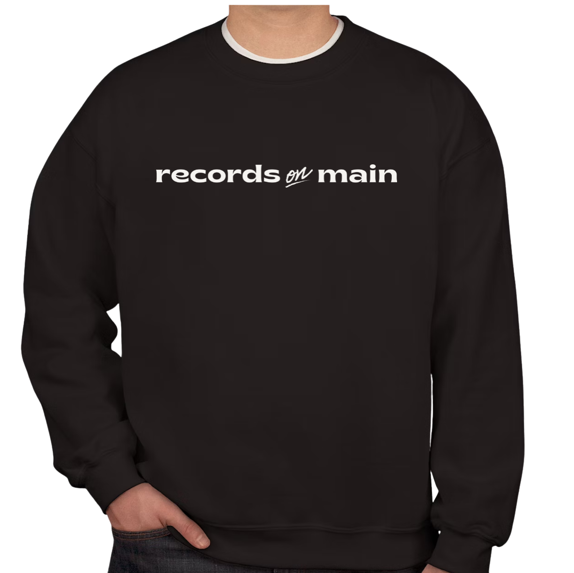 Records Logo Crewneck Sweatshirt