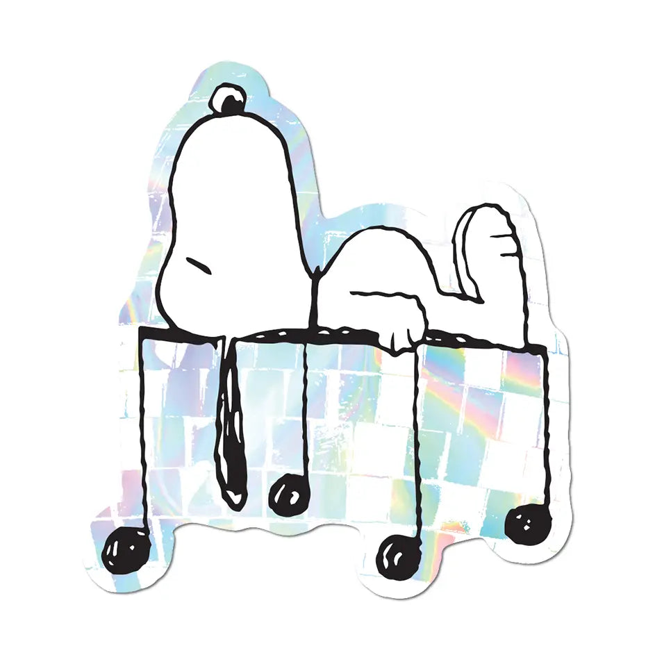 Disco Snoopy-Die Cut Sticker