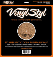Vinyl Sty 12 Inch Cork Turntable Mat