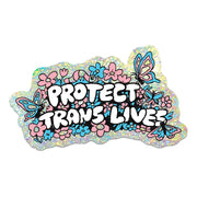 Protect Trans Lives By Apply - Die-Cut Sticker