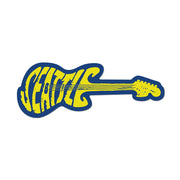 Seattle Guitar Die Cut Sticker