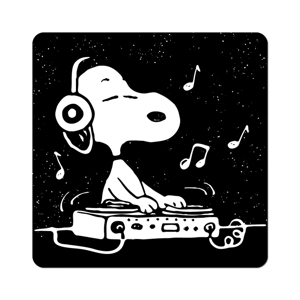 Dj Snoopy - Die-Cut Sticker