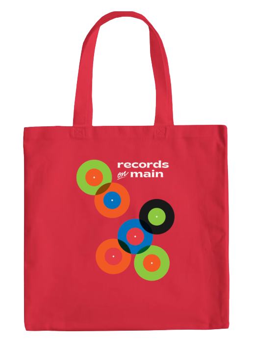 Record Circle Falling Tote